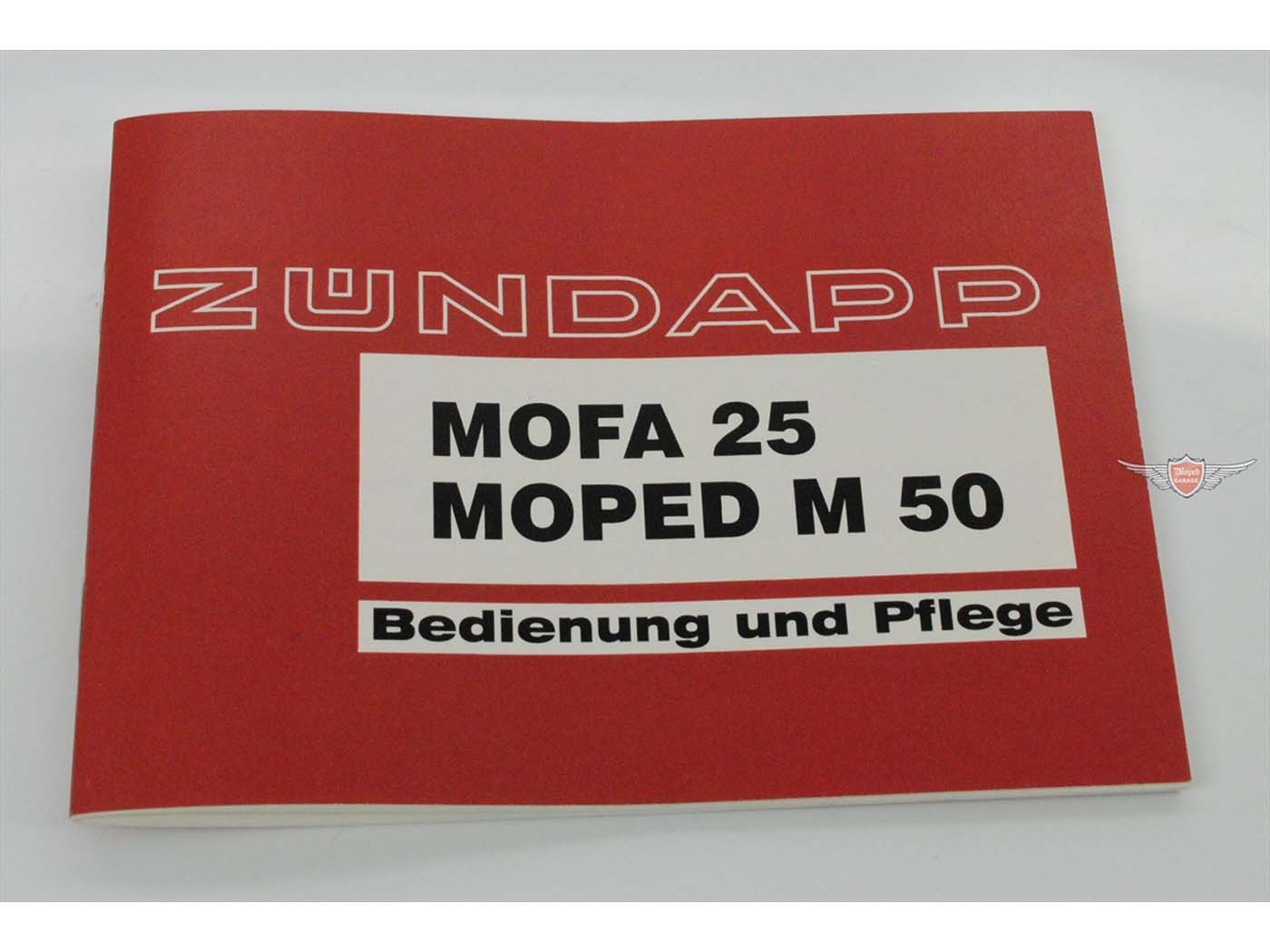 Priežiūros instrukcijos Bergsteiger, skirtas Zündapp M 25, 50 Type 434