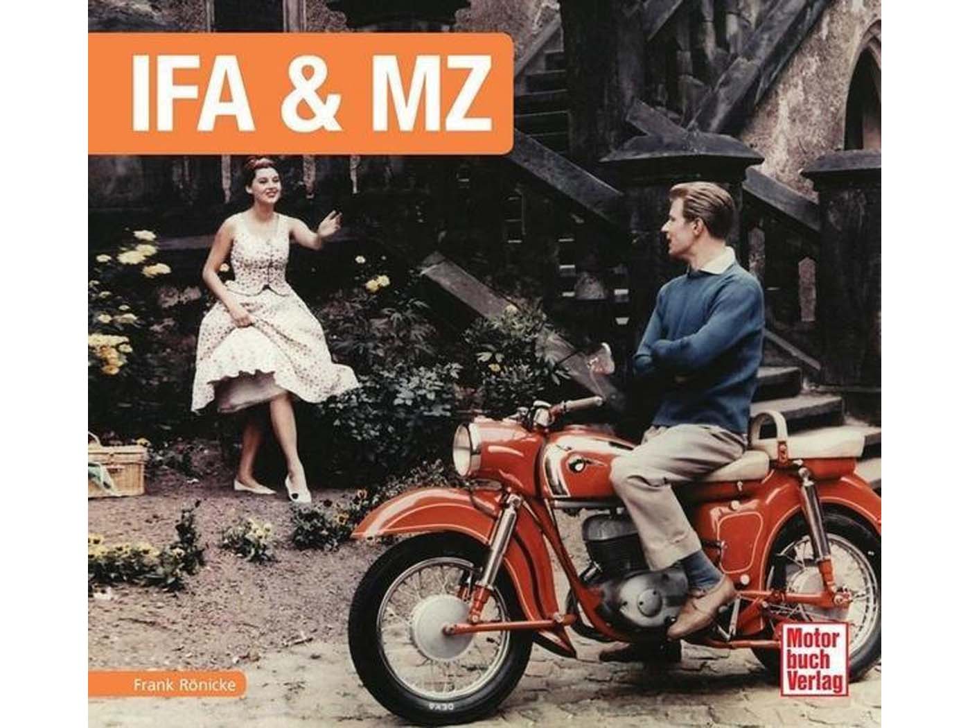 Knyga IFA ir MZ istorija 1950 - 1991 m., 95 puslapiai, 23 cm aukščio ir 24,5 cm pločio mopedui mokick