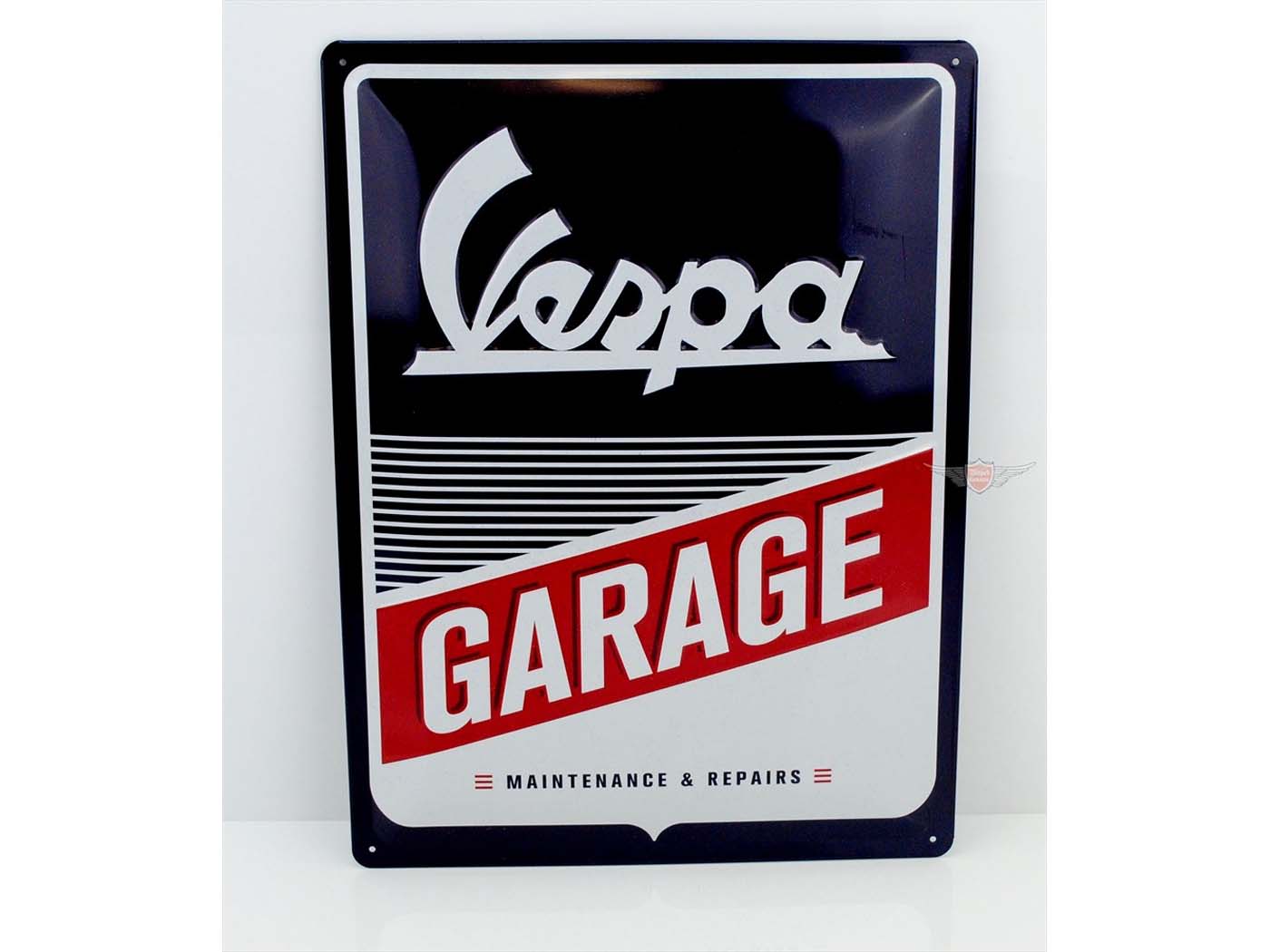 Metalinis ženklas Vespa 395mm 295mm už