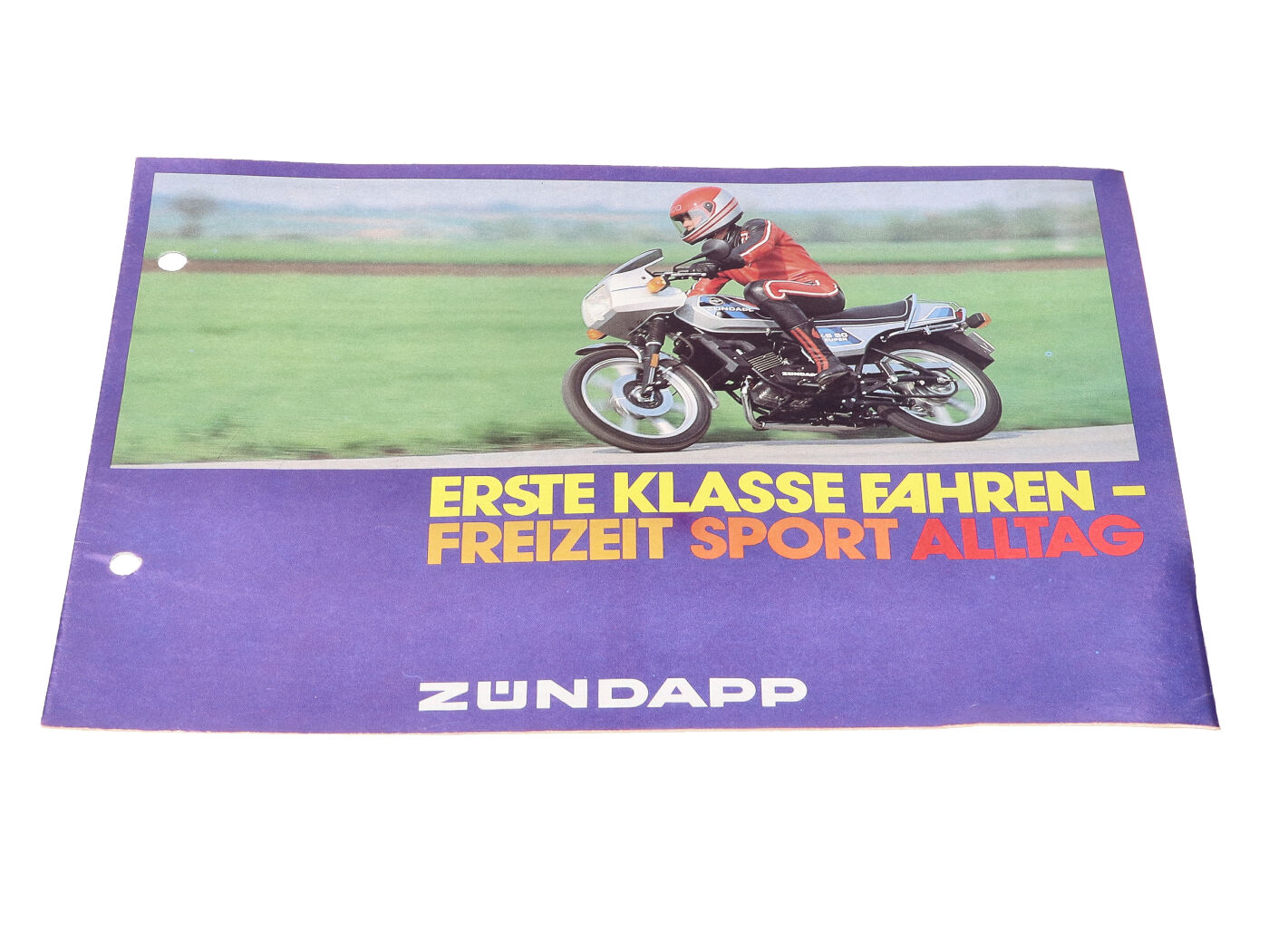 Originali skrajute / brošiūra A5 FIRST CLASS RIDING for Zündapp
