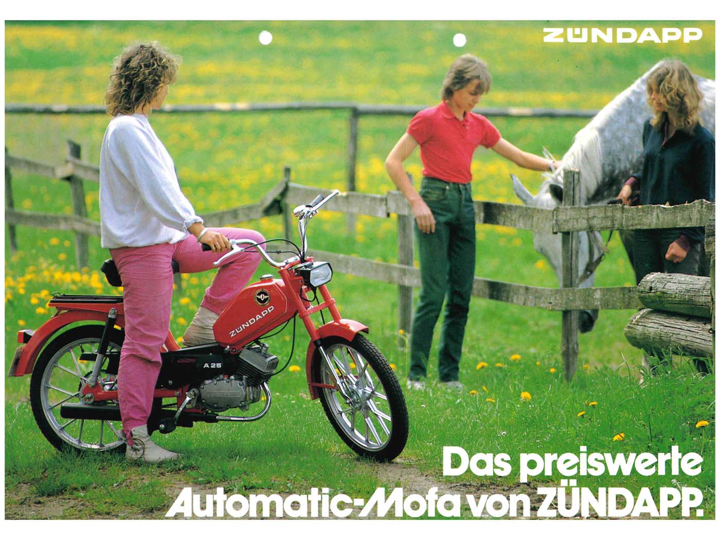 Mopedas automatiniam mopedui iš Zündapp