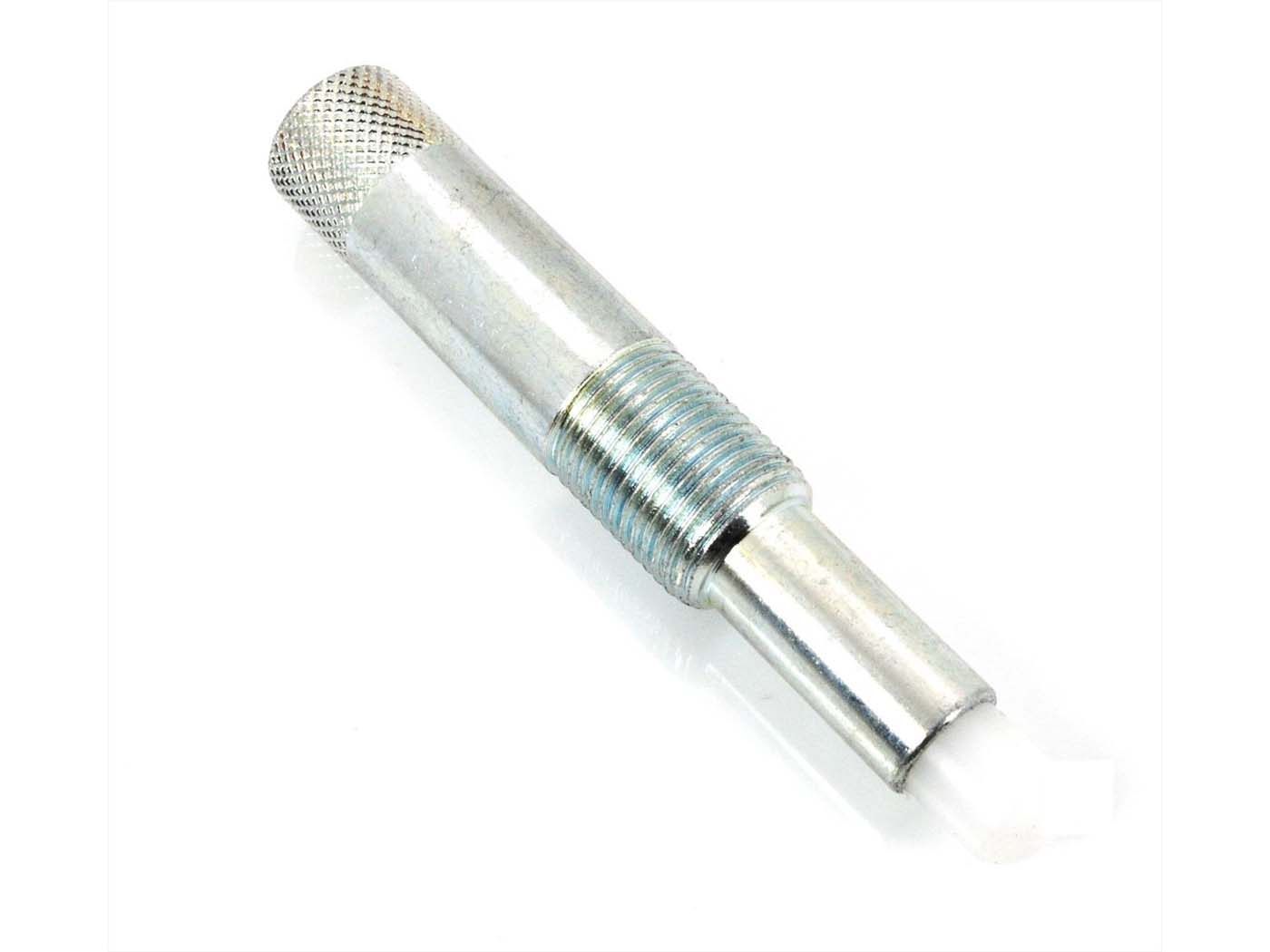 Stūmoklinio blokavimo plienas 14 mm sriegis 31 mm ilgis, skirtas Zündapp CS, CX, Hai, M 50, Bergsteiger, GTS, C, KS, Star, Hercules Prima, M, Optima, K Ultra, MK, Kreidler Florett, Flory