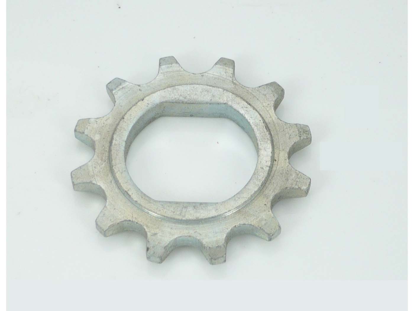 Plieninis krumpliaratis Esjot 12 dantų 28x24,5 mm, skirtas Hercules L 50, MF 1, 2, 3, Citybike CB DKW mopedams type 502, Victoria Rixe, Graziella