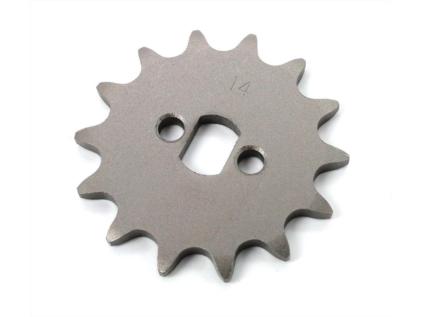 Krumpliaračio plieninis 14 dantų 10,30 mm x 15 mm, skirtas Zündapp mopedui M 50, mopedui 25 Bergsteiger type 434