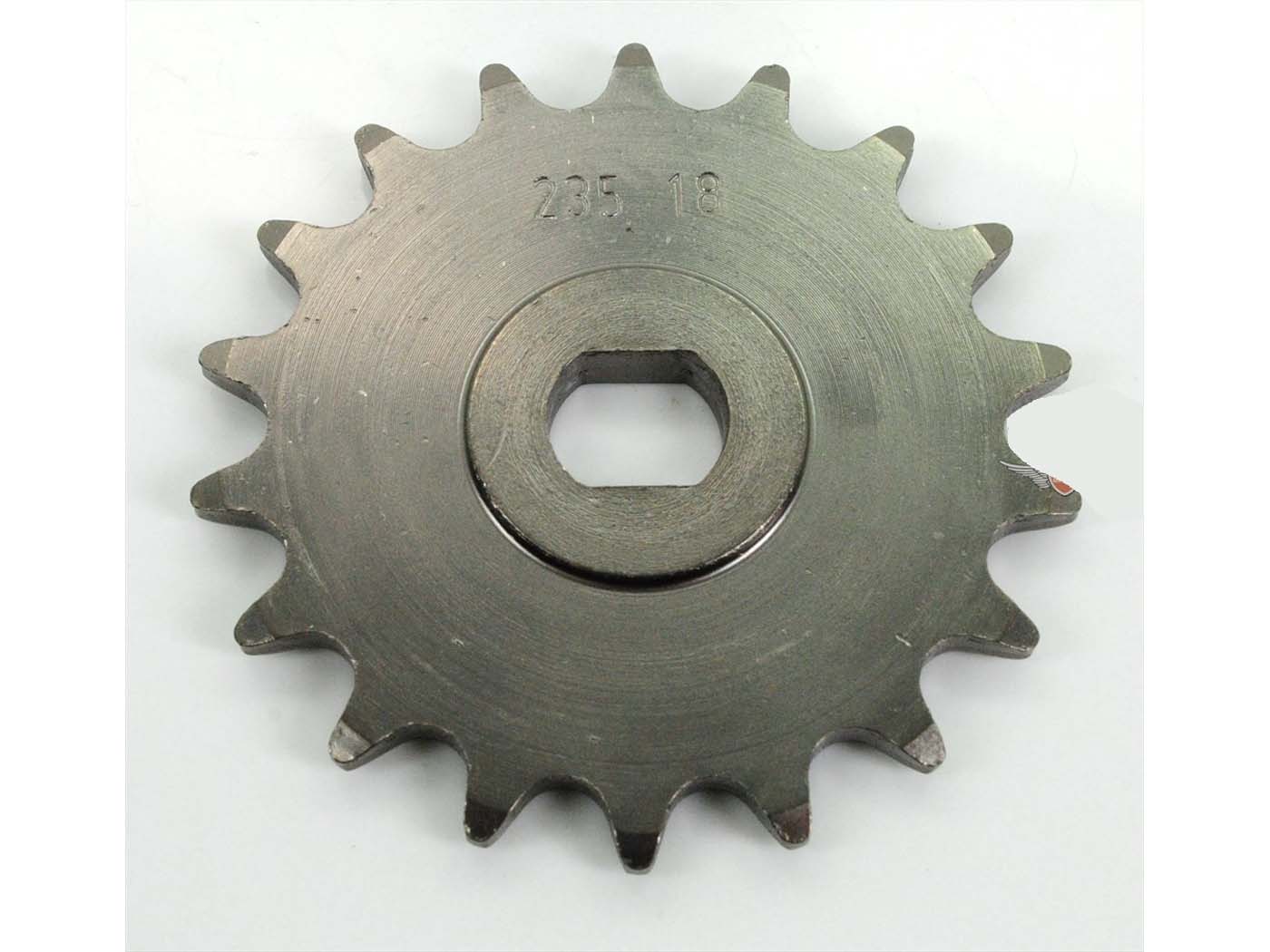 Plieninis krumpliaratis Esjot 18 dantų 12,50 mm x 15,70 mm, skirtas Hercules Prima GT, GX, Pronto, Presto, Supra 4, 4 GP, KTM Bora, Rixe, DKW mopedams