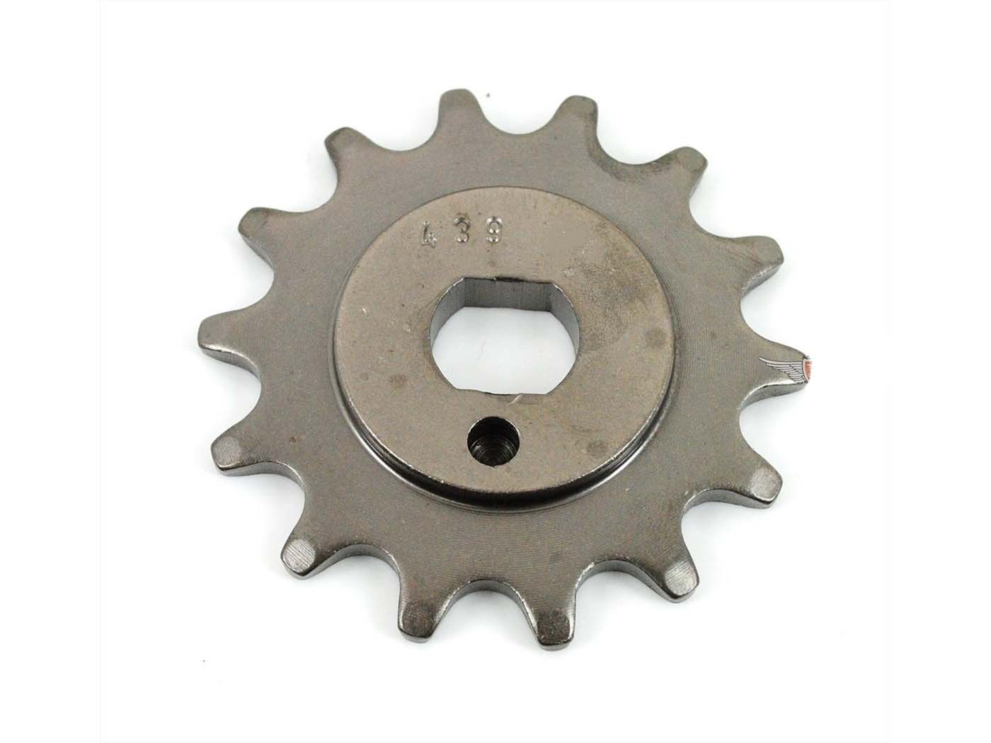 Plieninis krumpliaratis Esjot 17 dantų 15x12mm, skirtas Kreidler Florett Eiertank type K54/0M, LF LH K54/32 D, 3 greičių Mokick, Mustang Enduro, Flory MF12, MF13, MF20, MF22, MF23, Flott MF24, MF25