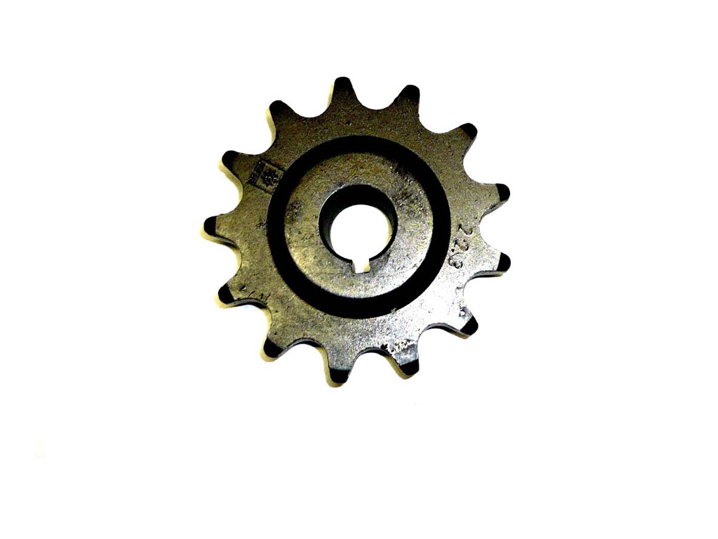 Plieninis krumpliaratis Esjot 12 dantų 13,2 x 11,7 mm, skirtas Hercules, MP 2, 4, Miele, DKW, KTM, Rixe, mopedui, mopedui, mokick