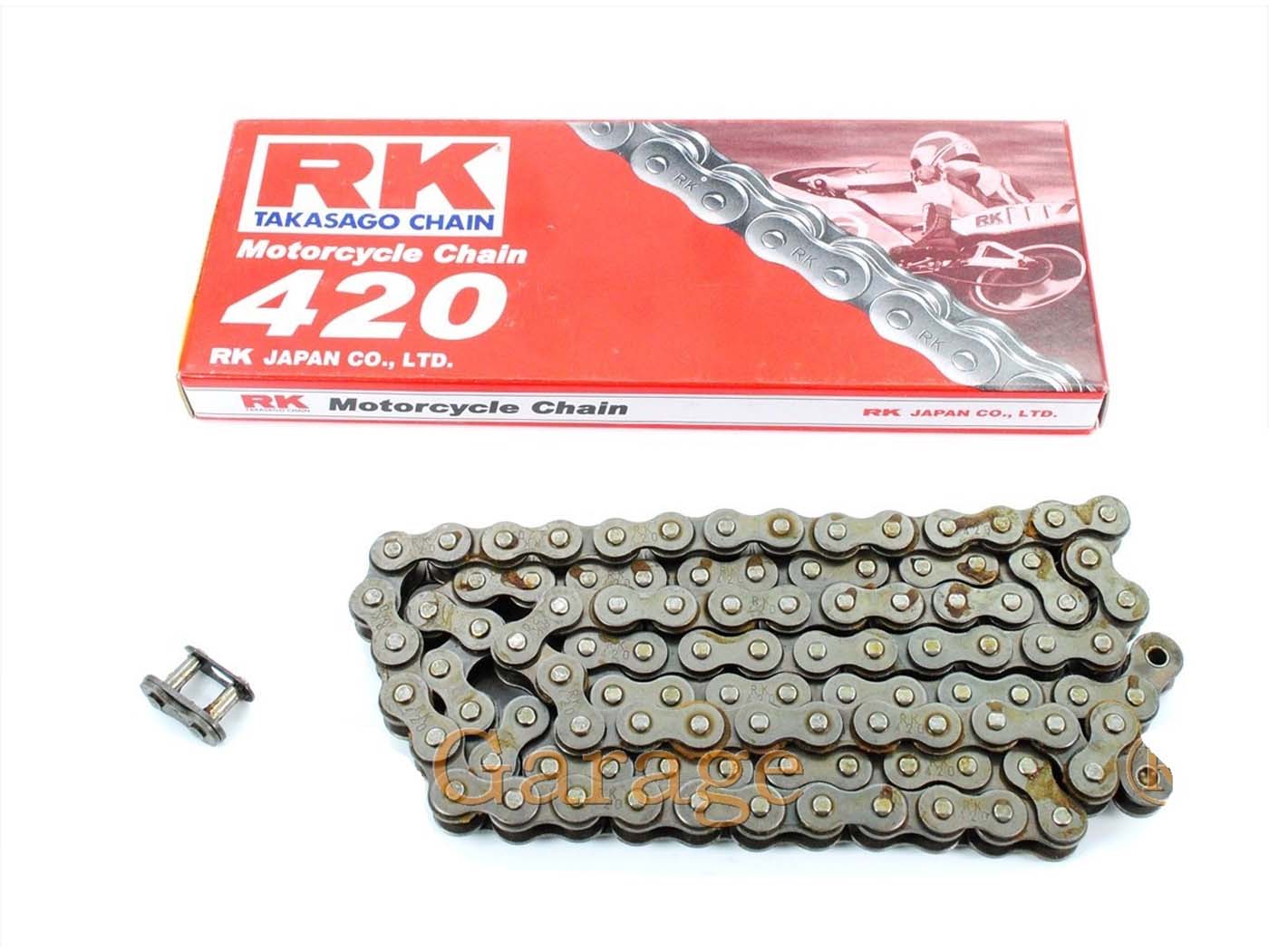 Plieninė grandinė 420 122 jungtys Yamaha, DT 50 R