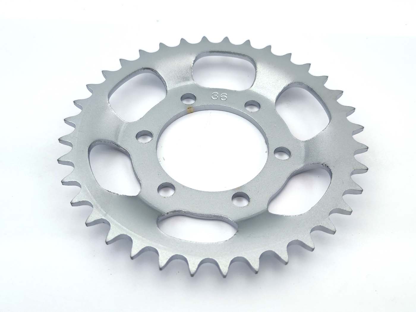 Plieninis 36 dantų krumpliaratis 120 mm, skirtas Zündapp ZD 20, 40, 25, ZL Hai CX 25 TS, ZS ZE C 50 Sport, GTS 50, TS