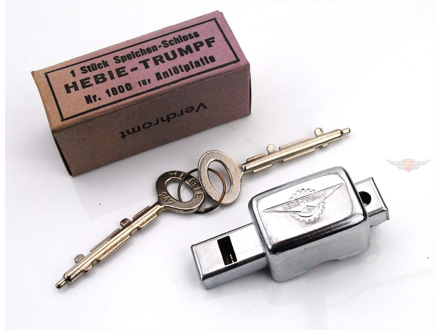 Stipinų užraktas aukštas 25mm plotis 38mm mopedui, mopedui, dviračiui