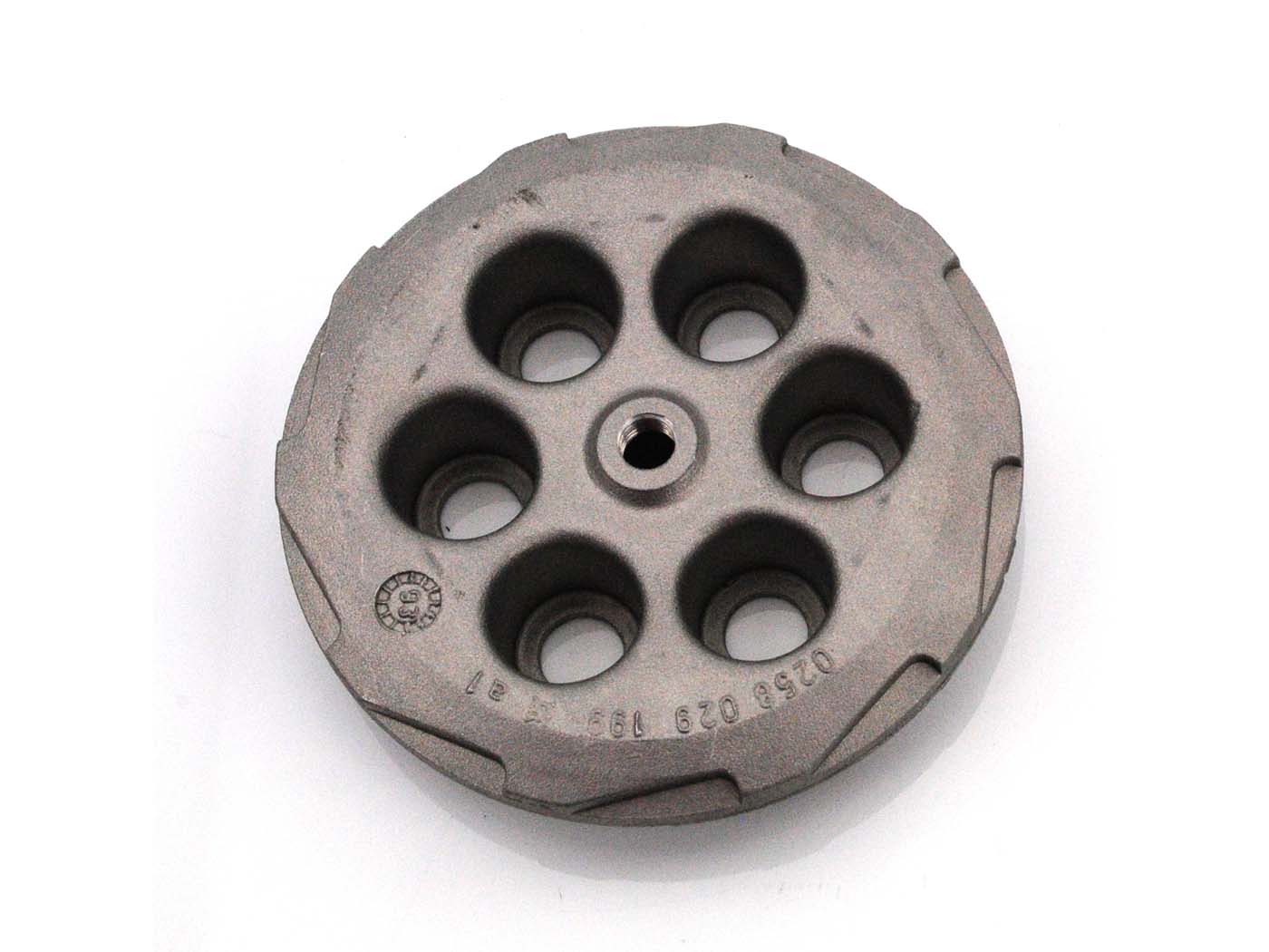 Slėgio plokštė Presto plieninė 6 skylių Hercules Prima Presto, Pronto, GT, GX, Supra 4 GP, MK 2, KX 5, Enduro