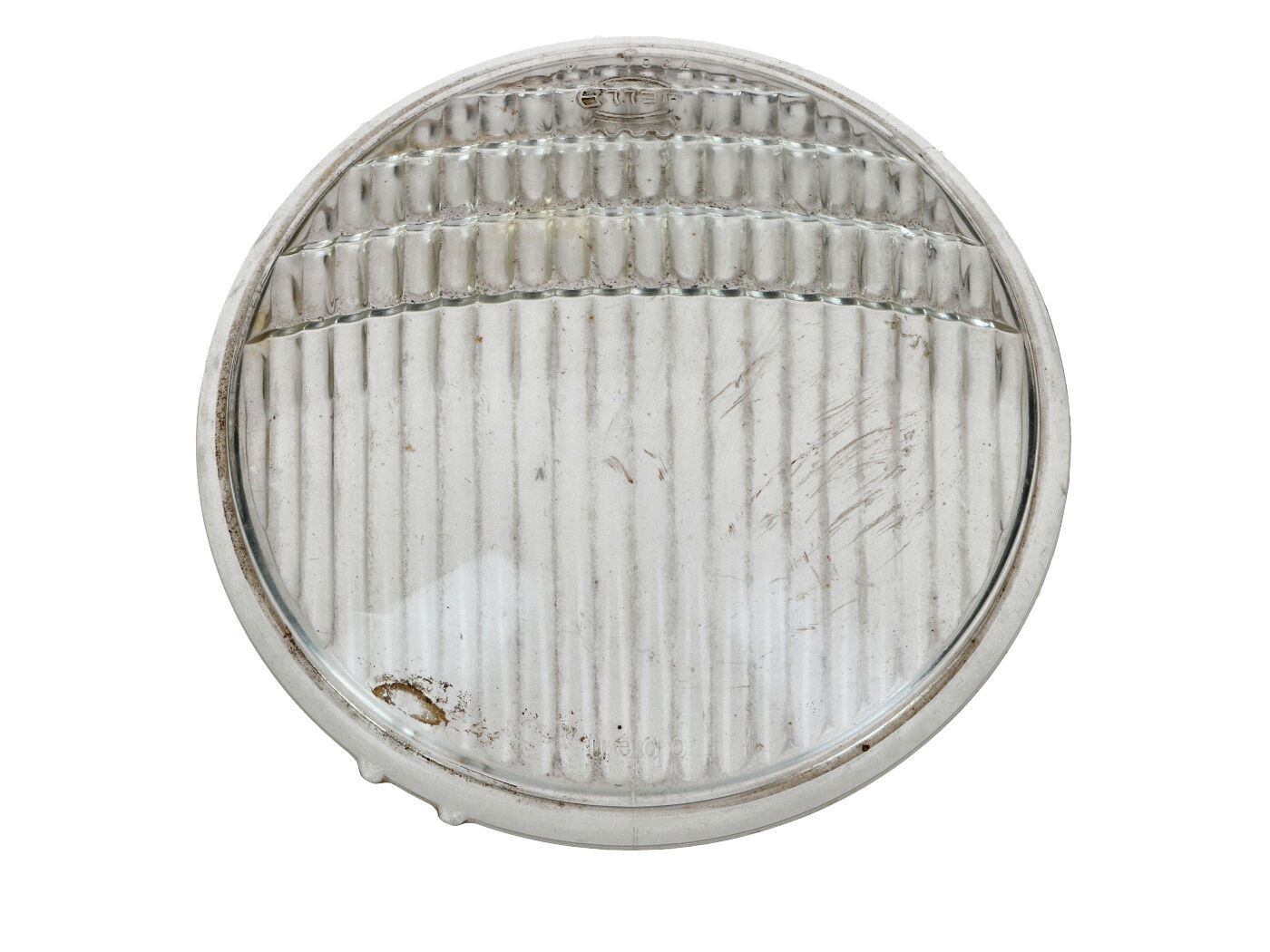 Originalus Hella priekinių žibintų stiklas 90 mm NOS, skirtas Zündapp, Kreidler, Florett, Hercules