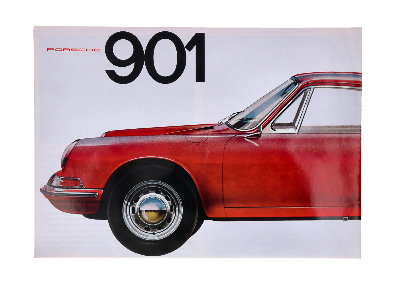 Brošiūra Din A4 590x420mm, skirta Porsche 901, 911