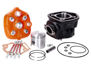Didelės skylės Cilindro komplektas MVT Iron Max 90cc PP=12mm Piaggio/Derbi D50B0