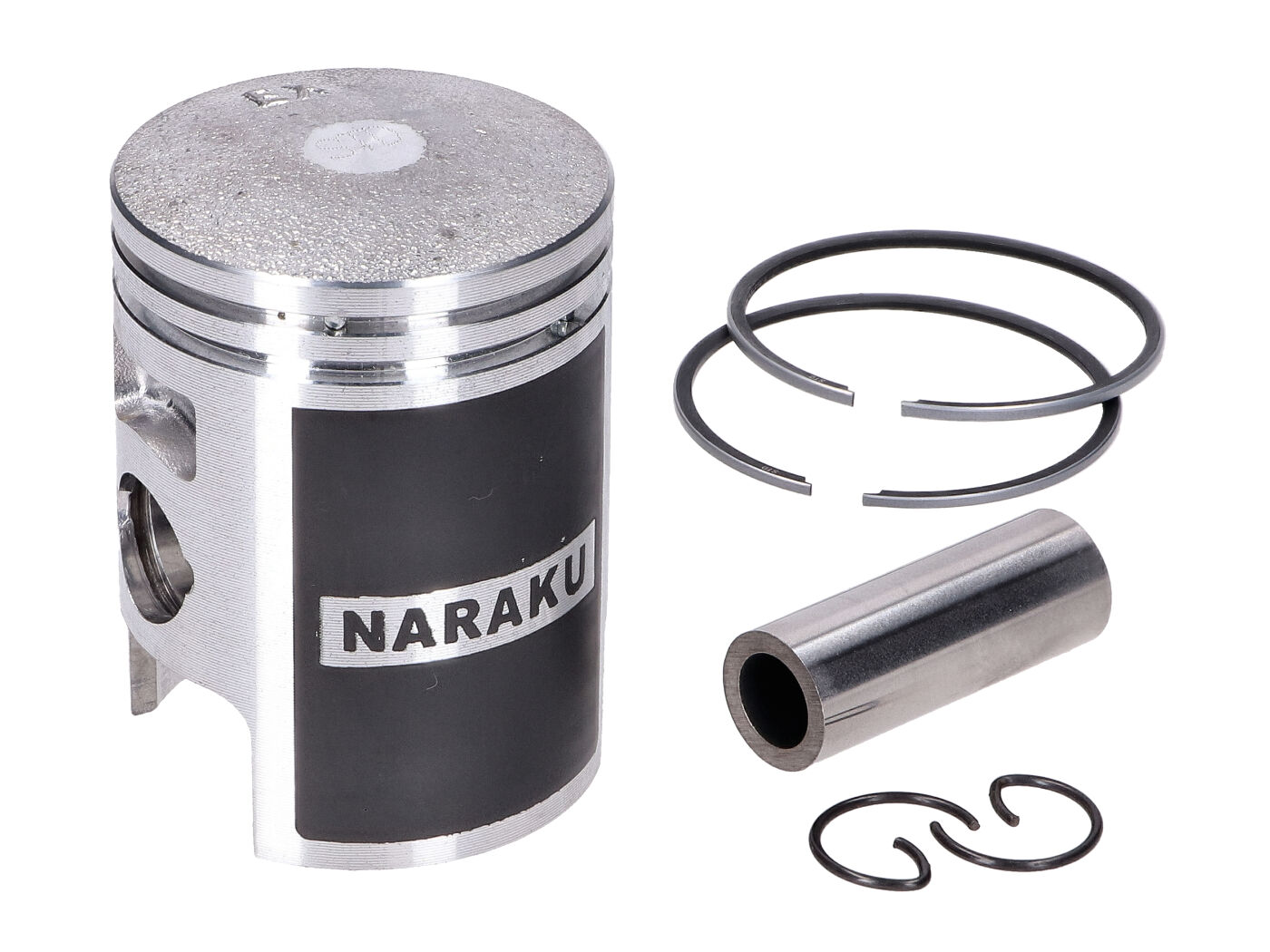 Stūmoklio komplektas Naraku V.2 50cc D=38,96mm 12mm, skirtas Kymco, Honda, SYM, Daelim 2 taktams