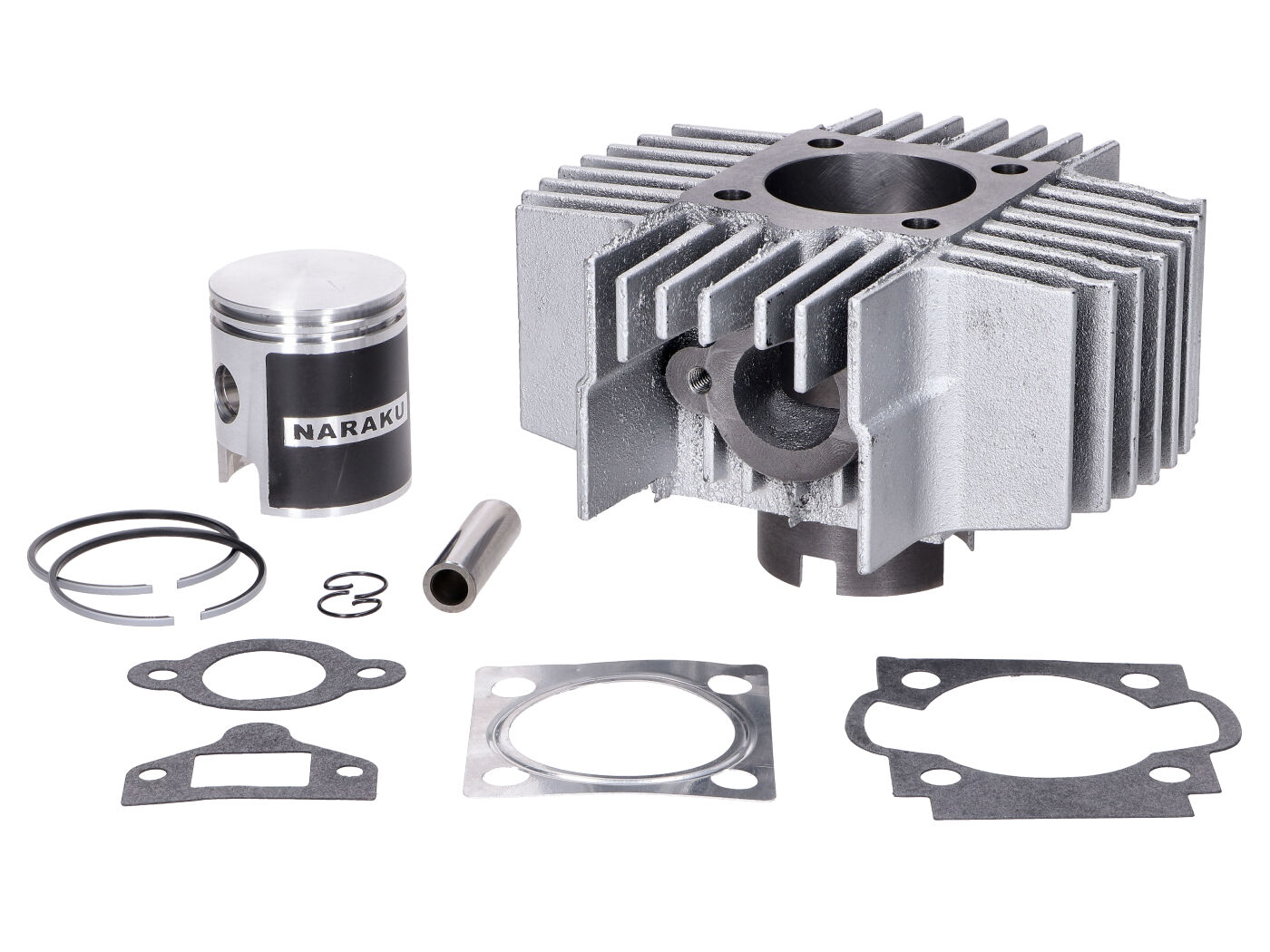 Cilindro komplektas Naraku 70cc 45mm ilgio aušinimo briaunos tipas Puch Maxi