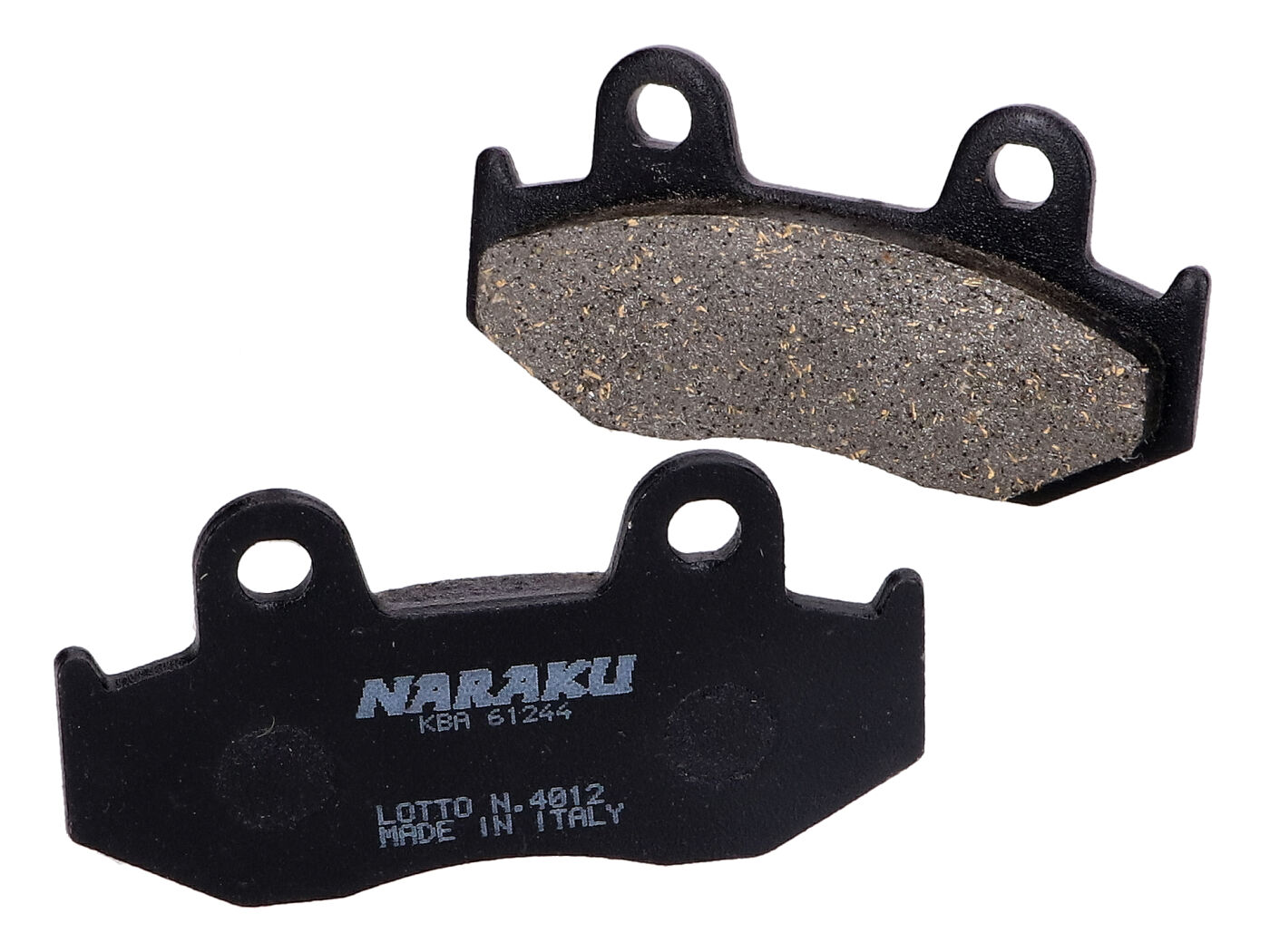 Stabdžių kaladėlės Naraku organic, skirtos Honda NES, SES, PES / PS, SH, CH 125, 150 4 taktų