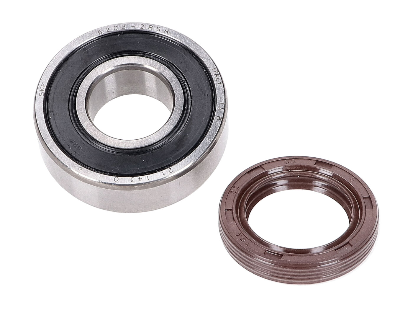išėjimo veleno guolių komplektas Naraku Premium SKF, skirtas Minarelli / CPI 50cc varikliui