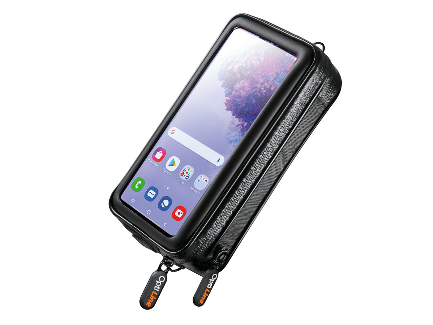 Išmaniojo telefono dėklas Opti Wallet Plus su pinigine 85x170 mm