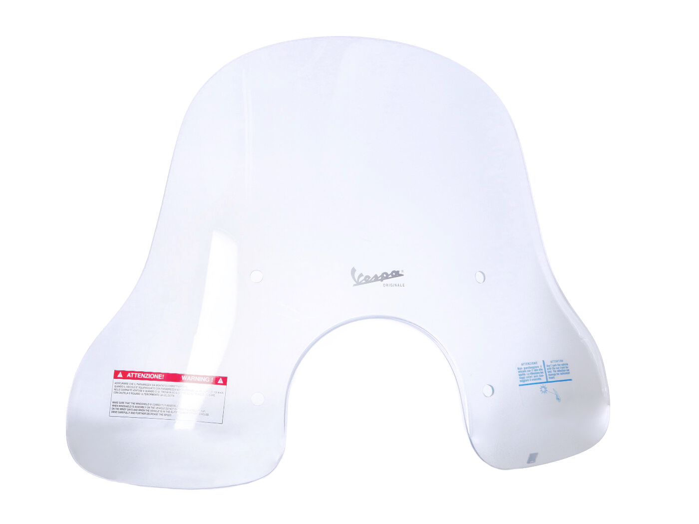 priekinis stiklas OEM 360mm, skirtas Vespa GTS 125, 250, 300