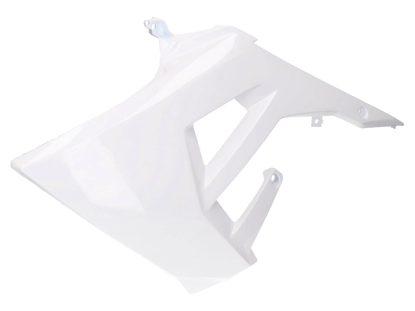 kuro bako dangtis kairysis OEM baltas, skirtas Derbi Senda R 50, Senda SM 50 X-Treme Euro4 2018-