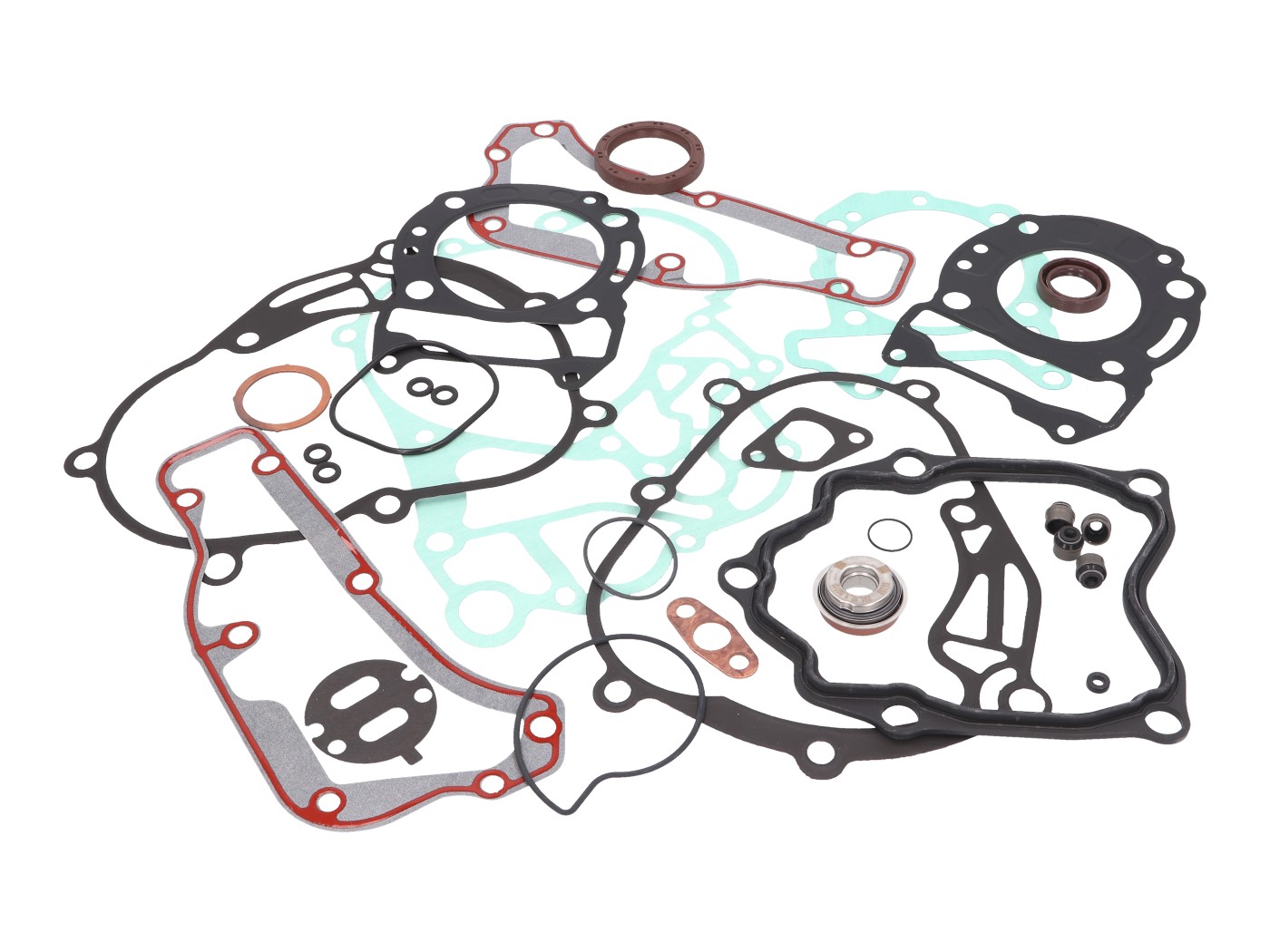 Variklio tarpinių komplektas OEM, skirtas Aprilia, Derbi, Gilera, Piaggio, Vespa 125, 200cc 4T 4V