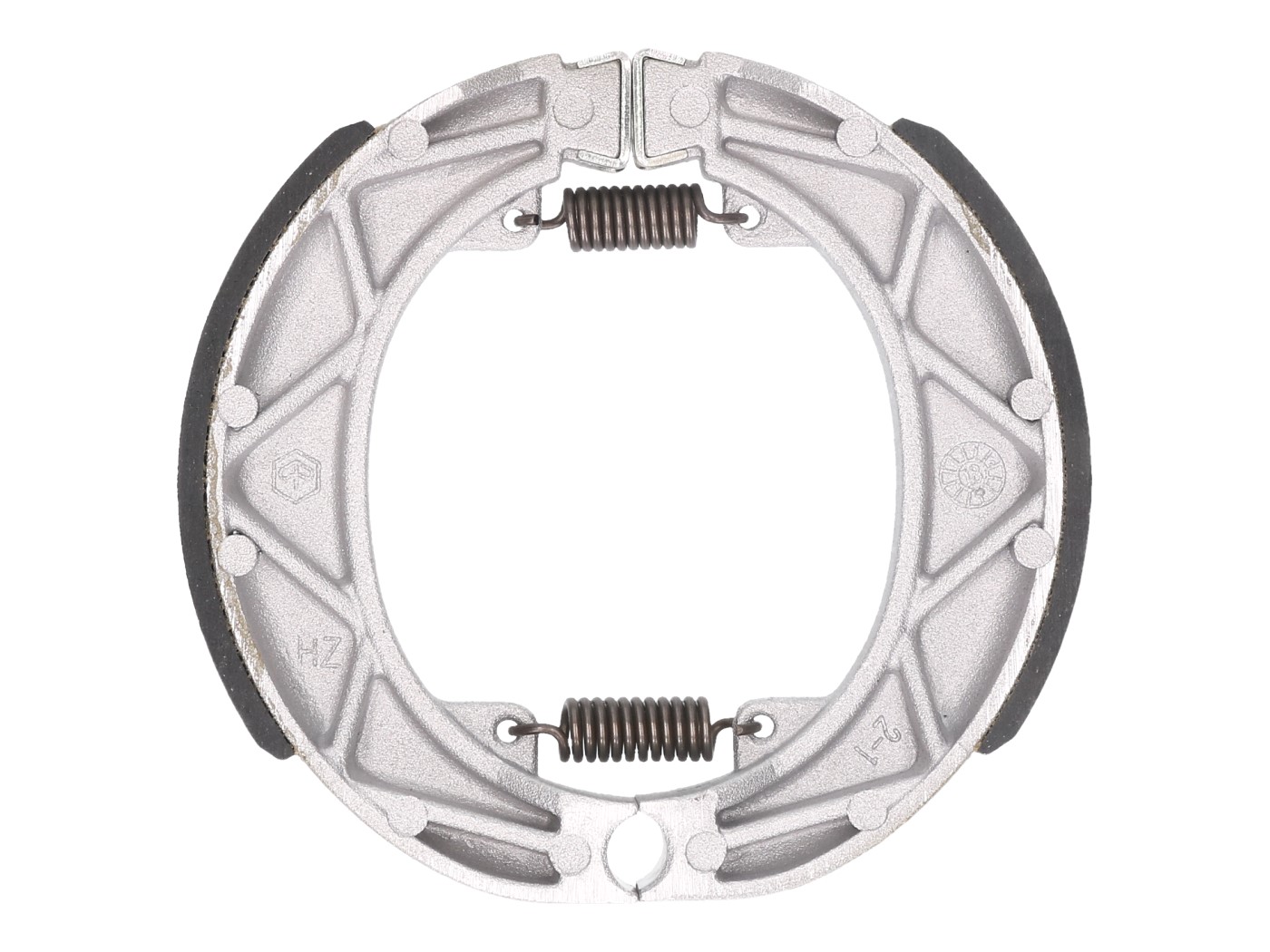 Būgninių stabdžių kaladėlių komplektas OEM 140x25mm, skirtas Aprilia, Derbi, Piaggio, Vespa 125-200cc