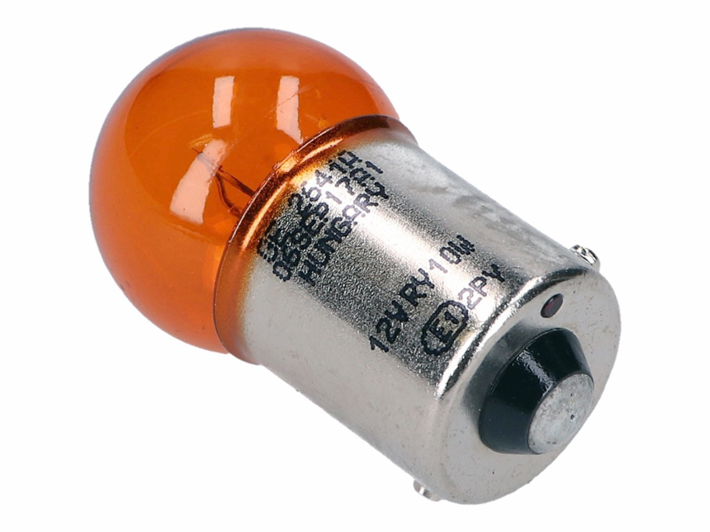 lemputė OEM BAU15s 12V 10W oranžinė