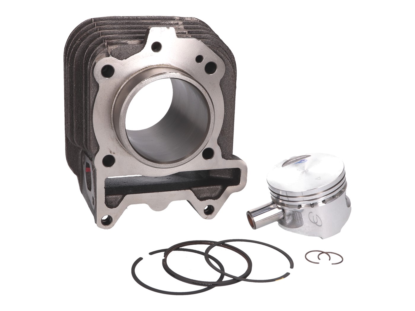 Cilindro komplektas OEM, skirtas Aprilia, Derbi, Piaggio, Vespa 125cc Leader varikliui