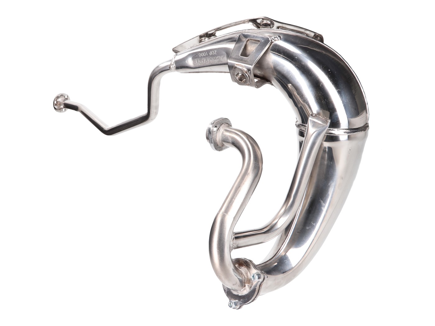 Išmetimo OEM chromuotas, skirtas Aprilia RX, SX, Derbi Senda R, SM DRD Racing, X-Treme