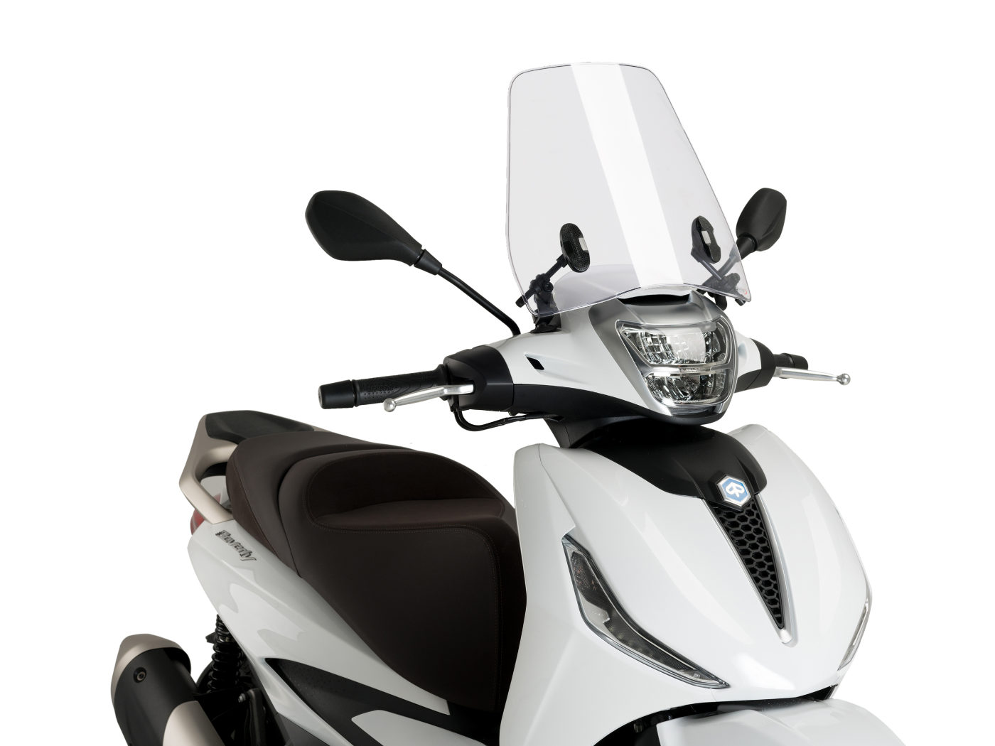 priekinis stiklas Puig Urban skaidrus / skaidrus Piaggio Beverly 300, 400 ie 2021-