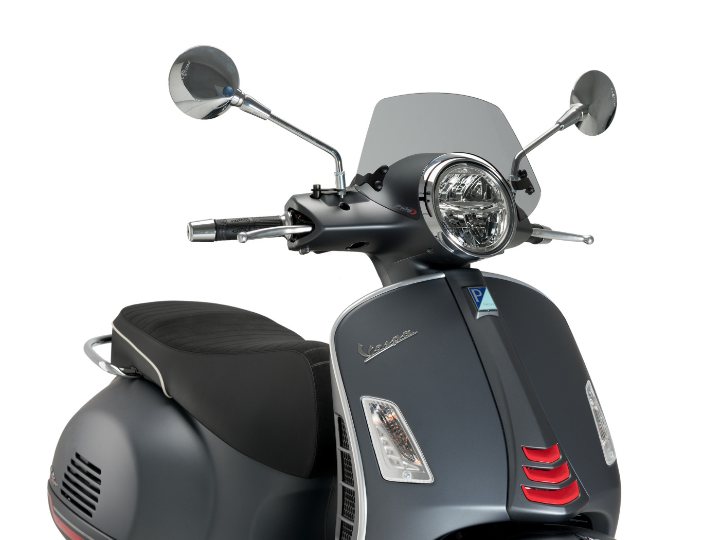 priekinis stiklas Puig GTS Sport dūmai Vespa GTS 125, 300 2007-