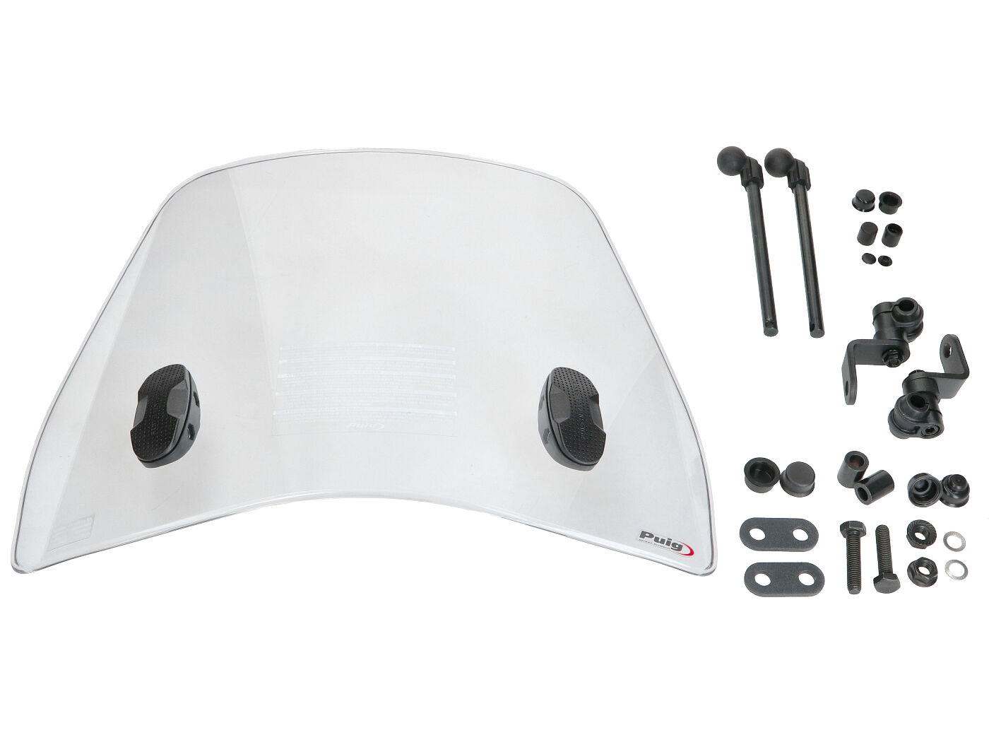 priekinis stiklas Puig Trafic skaidrus / skaidrus, skirtas Kymco Agility City 50, 125 2020-