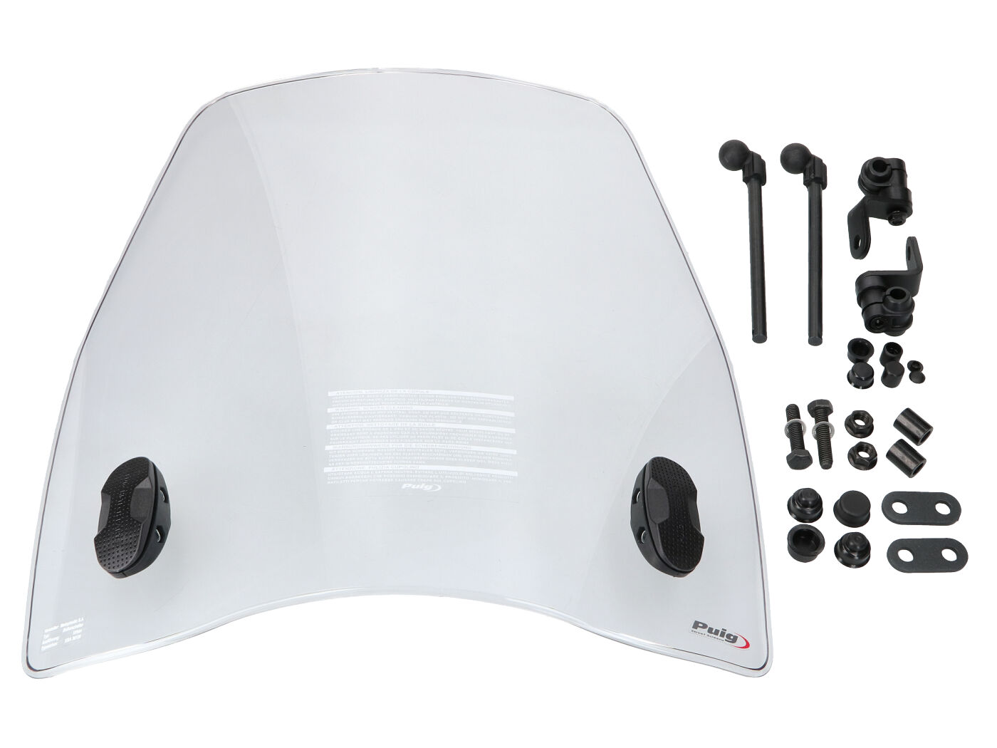 priekinis stiklas Puig Urban skaidrus / skaidrus, skirtas Kymco Agility City 50, 125 2020-
