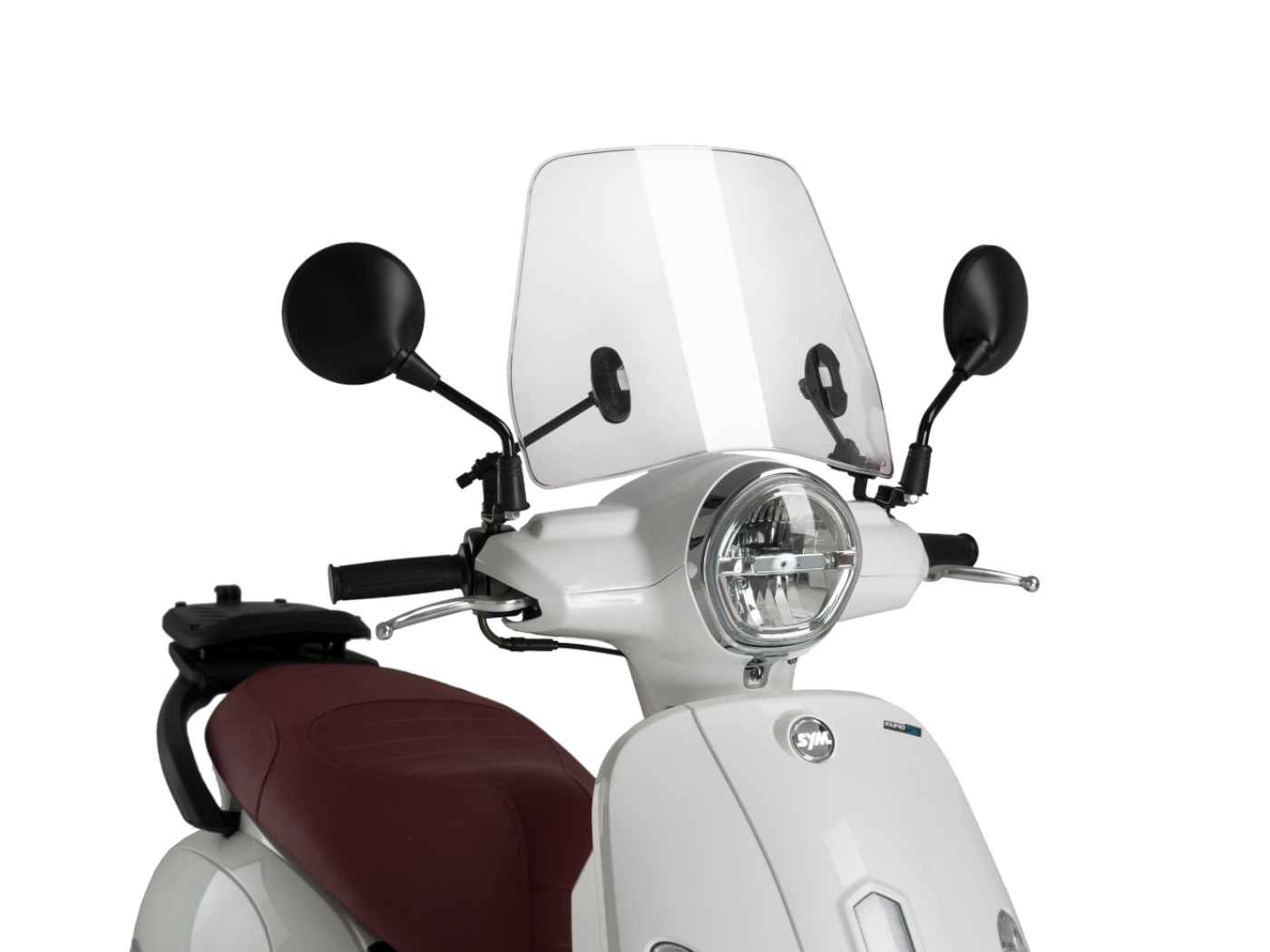 Puig Trafic skaidrus priekinis stiklas skirtas SYM Fiddle 50 2021