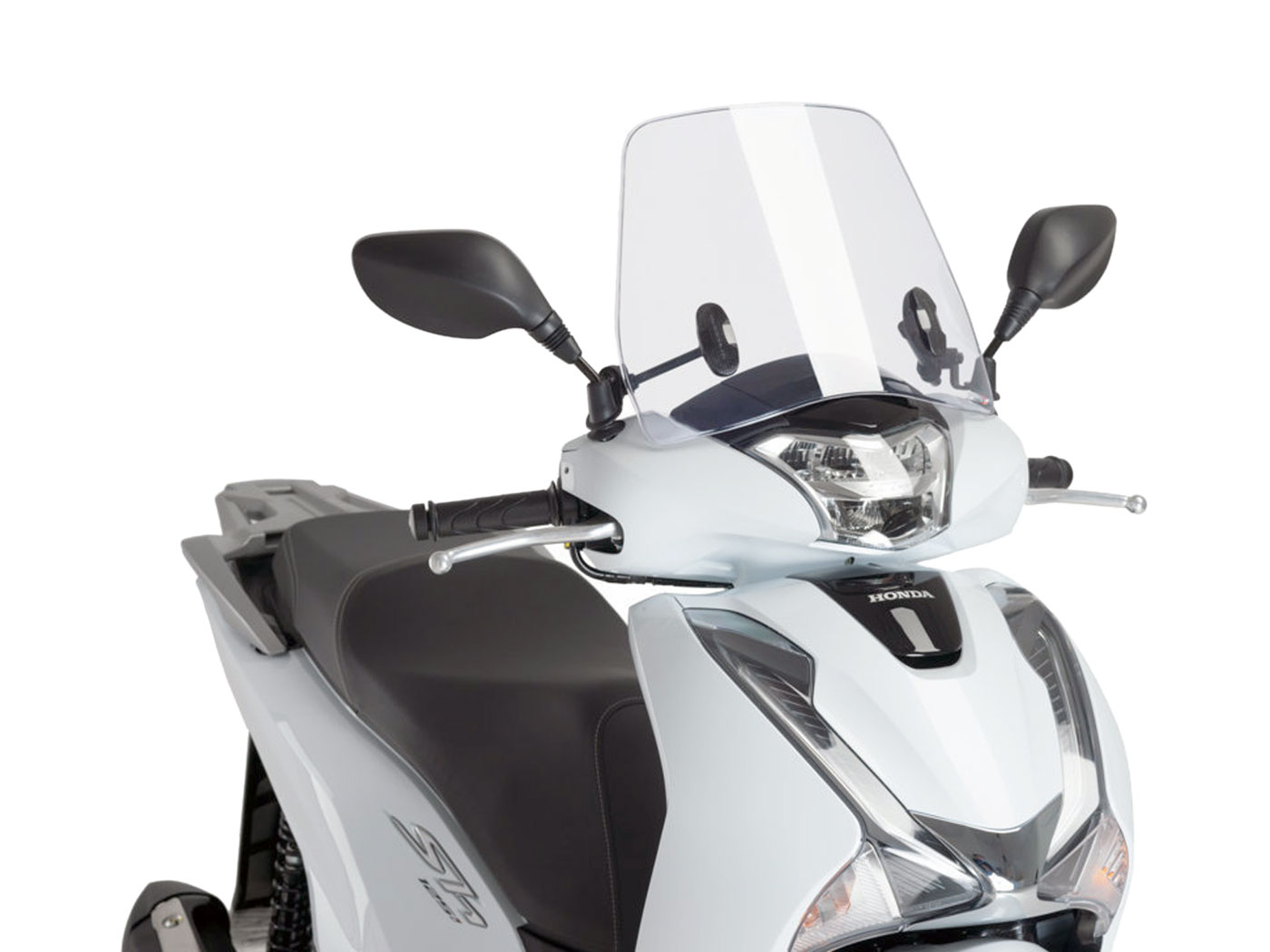 priekinis stiklas Puig Trafic skaidrus / skaidrus skirtas Honda SH Scoopy 125i, 150i 2017-