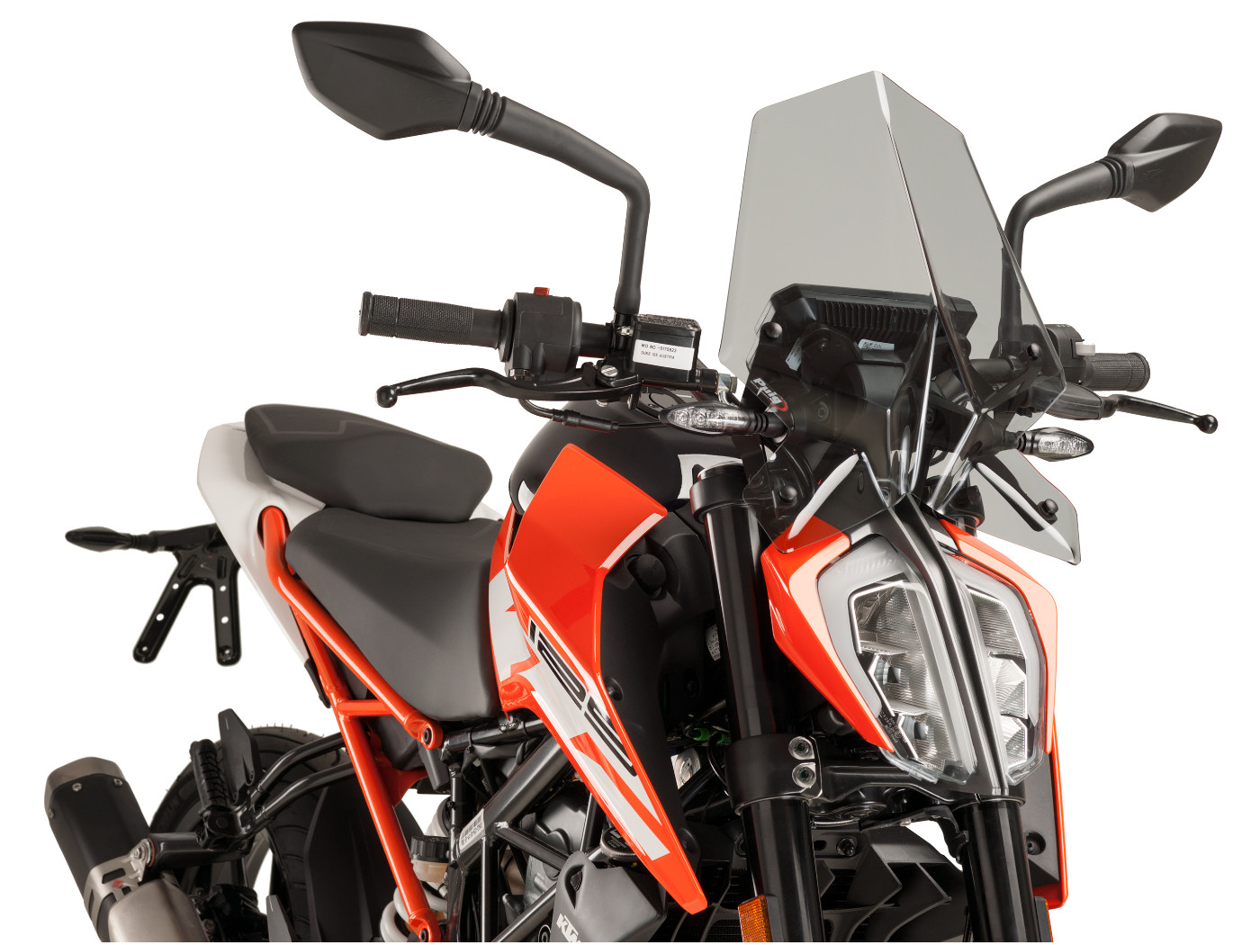 priekinis stiklas Puig New Generation Sport tamsintas KTM Duke 125, 200, 390 17-