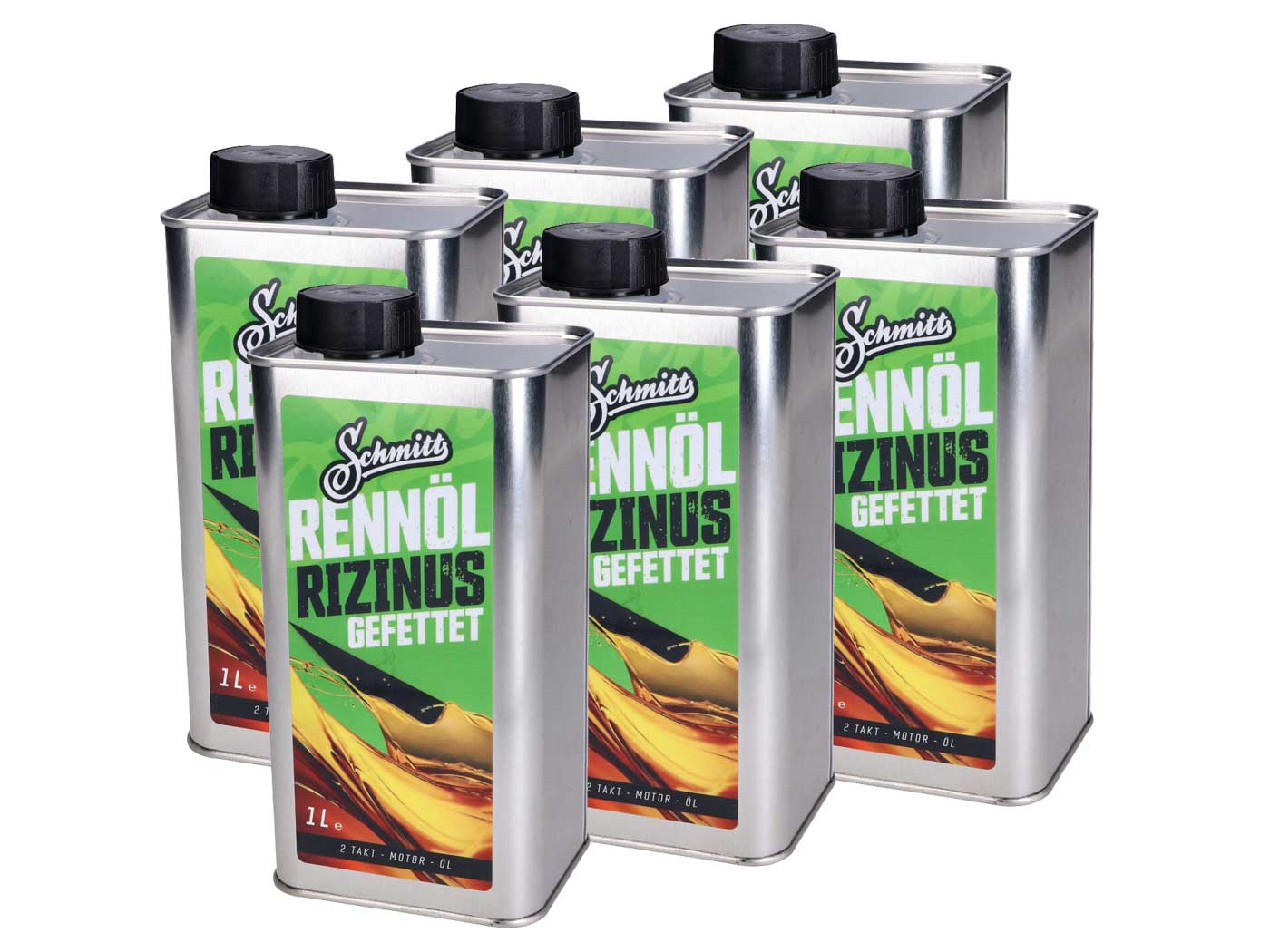 Schmitt Rennöl 2T Racing alyva 6x1L komplektas