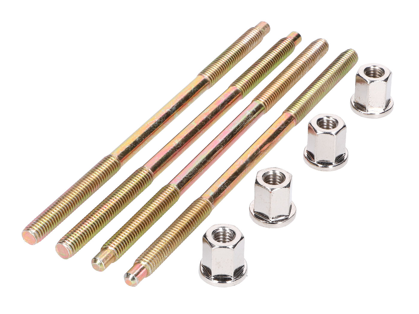 Smeigių varžtų komplektas Schmitt su veržlėmis M6x125mm, skirtas Simson S51, KR51/2, SR50