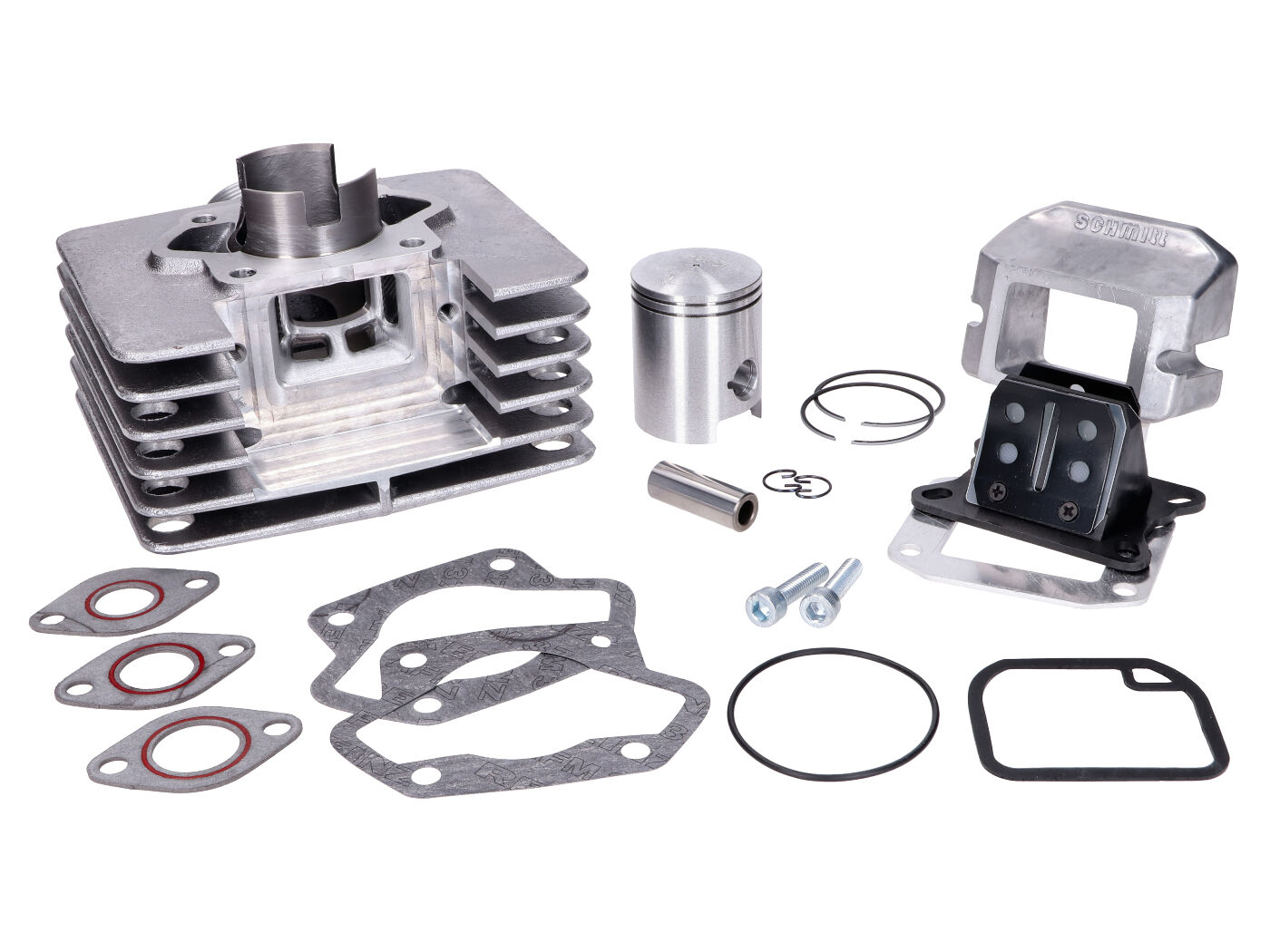 Cilindro komplektas Schmitt GST-60 CNC Lapelinių vožtūvų konversija 41mm Simson S51, KR51/2, SR50