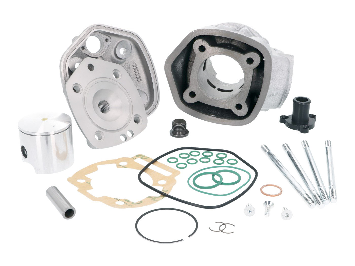Cilindro komplektas Top Performances Racing 80cc 50mm, skirtas Derbi D50B0, D50B1