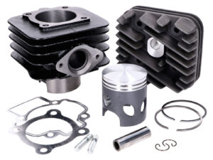 Cilindro komplektas Top Performances Trophy Black Edition 70cc, skirtas Piaggio AC