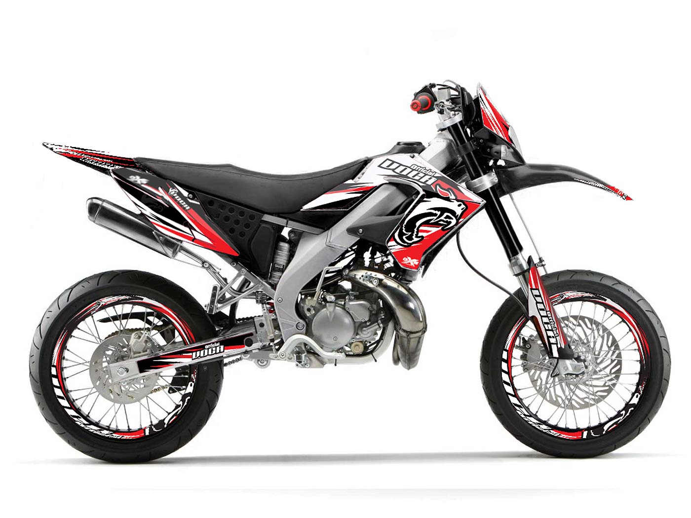 lipdukų komplektas VOCA Racing, skirtas Derbi Senda DRD Pro