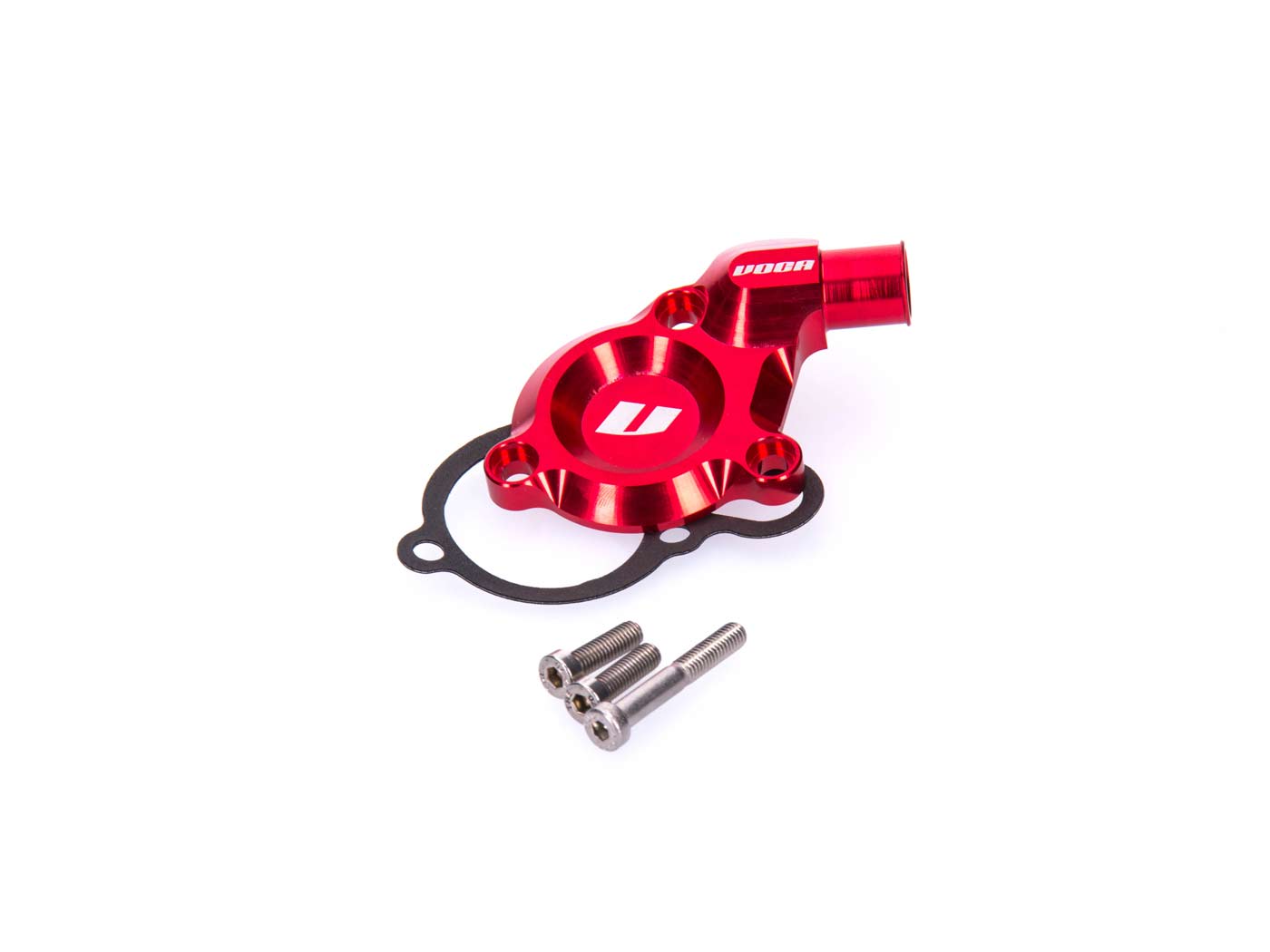 aušinimo pompos gaubtas VOCA CNC raudonas Derbi D50B