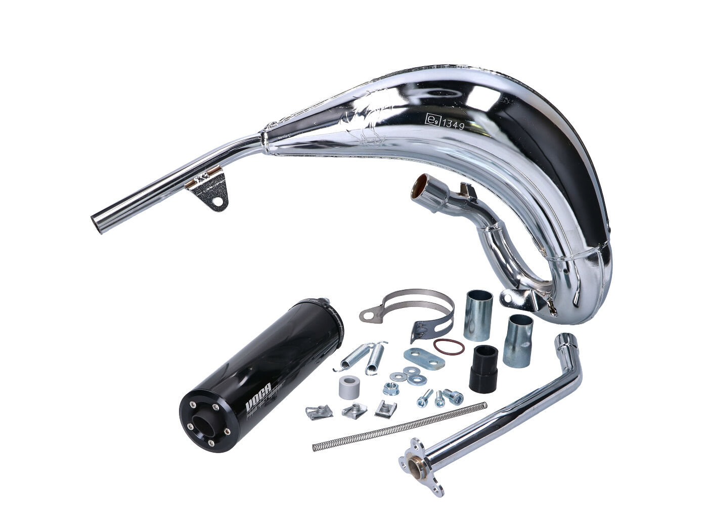 Duslintuvas VOCA Cross Chromuotas 50/70cc duslintuvas juodas Beta RR Enduro, SM 2021-
