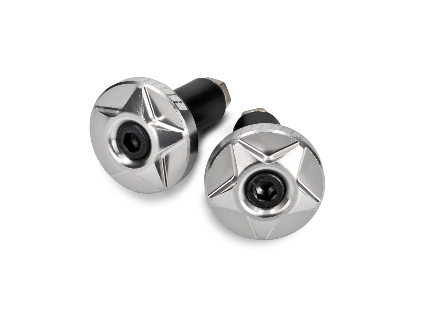 vairo antgaliai VOCA CNC 14mm antivibraciniai slopintuvai - sidabro spalvos