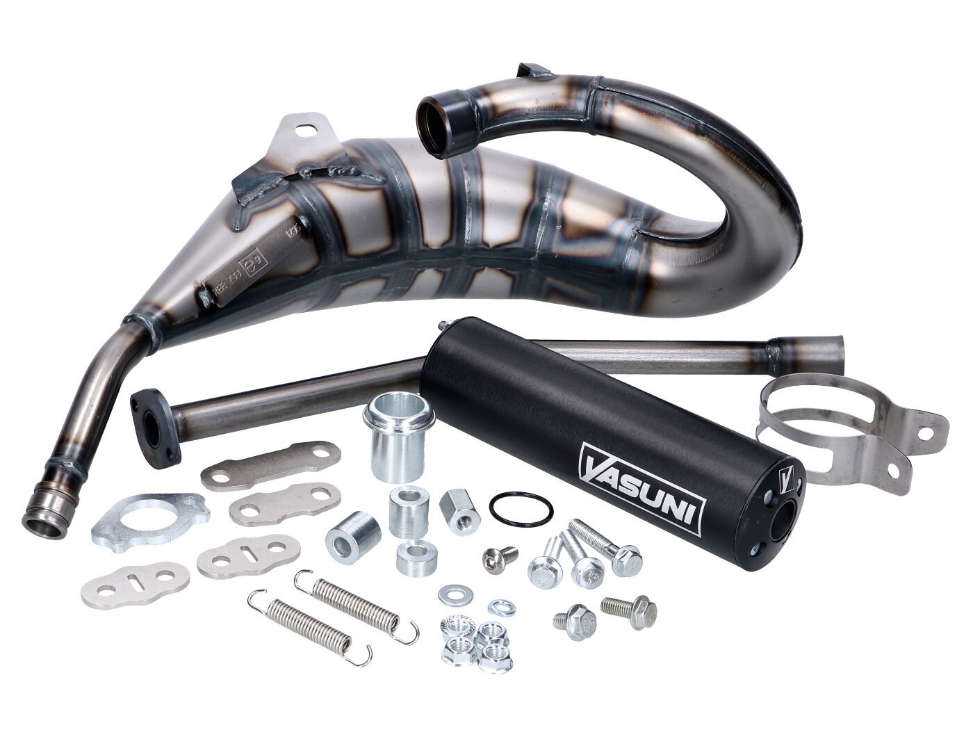 juodas Duslintuvas Yasuni Cross HM MAX skirtas Aprilia RX, SX, Derbi R, SM, Gilera RCR, SMT