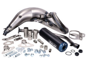 Duslintuvas Yasuni Cross ML mėlynas, skirtas Aprilia RX, SX, Derbi Senda, Gilera EBE, EBS, D50B