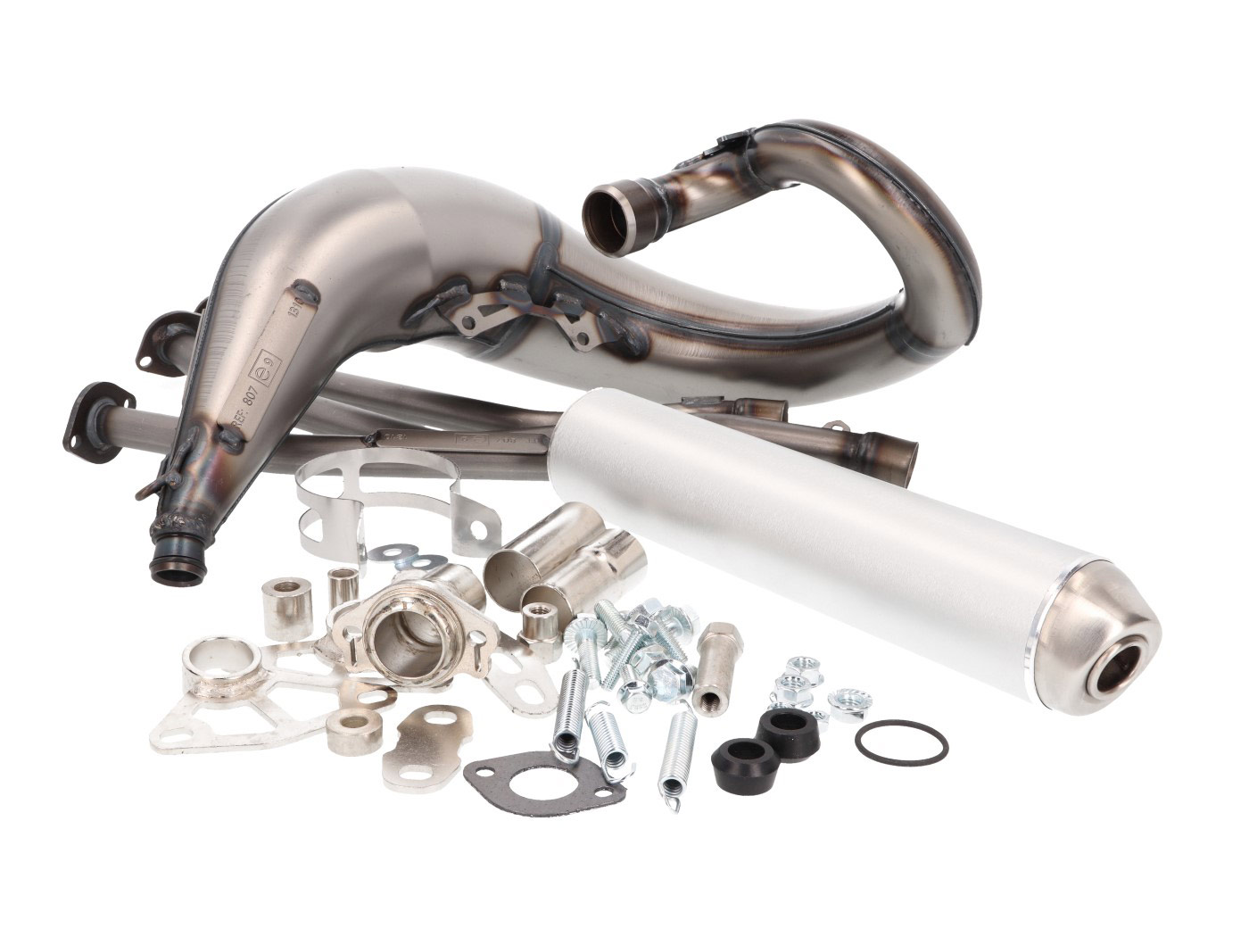 Duslintuvas Yasuni Cross ML MAX aliuminis, skirtas Yamaha DT50, MBK X-Limit, Peugeot, Malaguti, Motorhispania