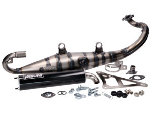 Duslintuvas Yasuni Carrera 10 juoda, skirta Peugeot horizontal, Kissbee 50, Ludix, Pure, Streetzone 50, Speedfight 4